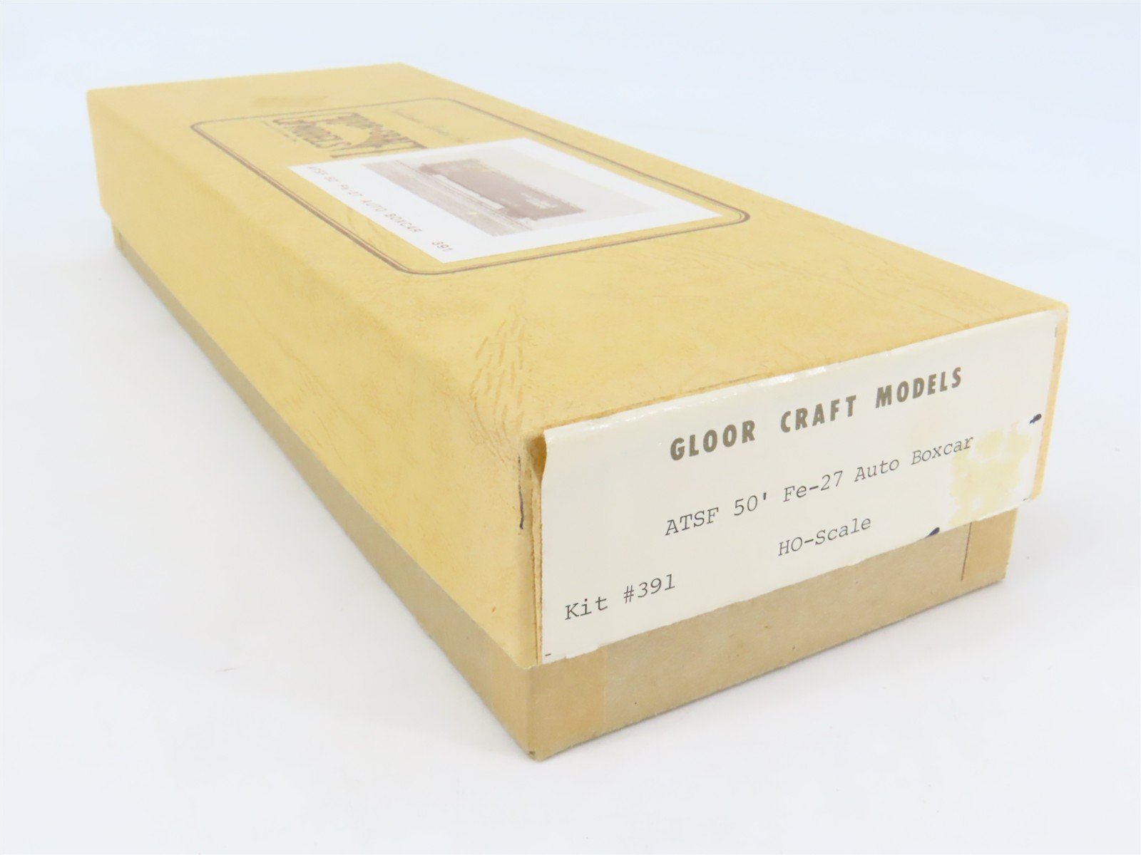 HO Scale Gloor Craft 391 ATSF Santa Fe 50' Fe-27 Auto Boxcar Kit