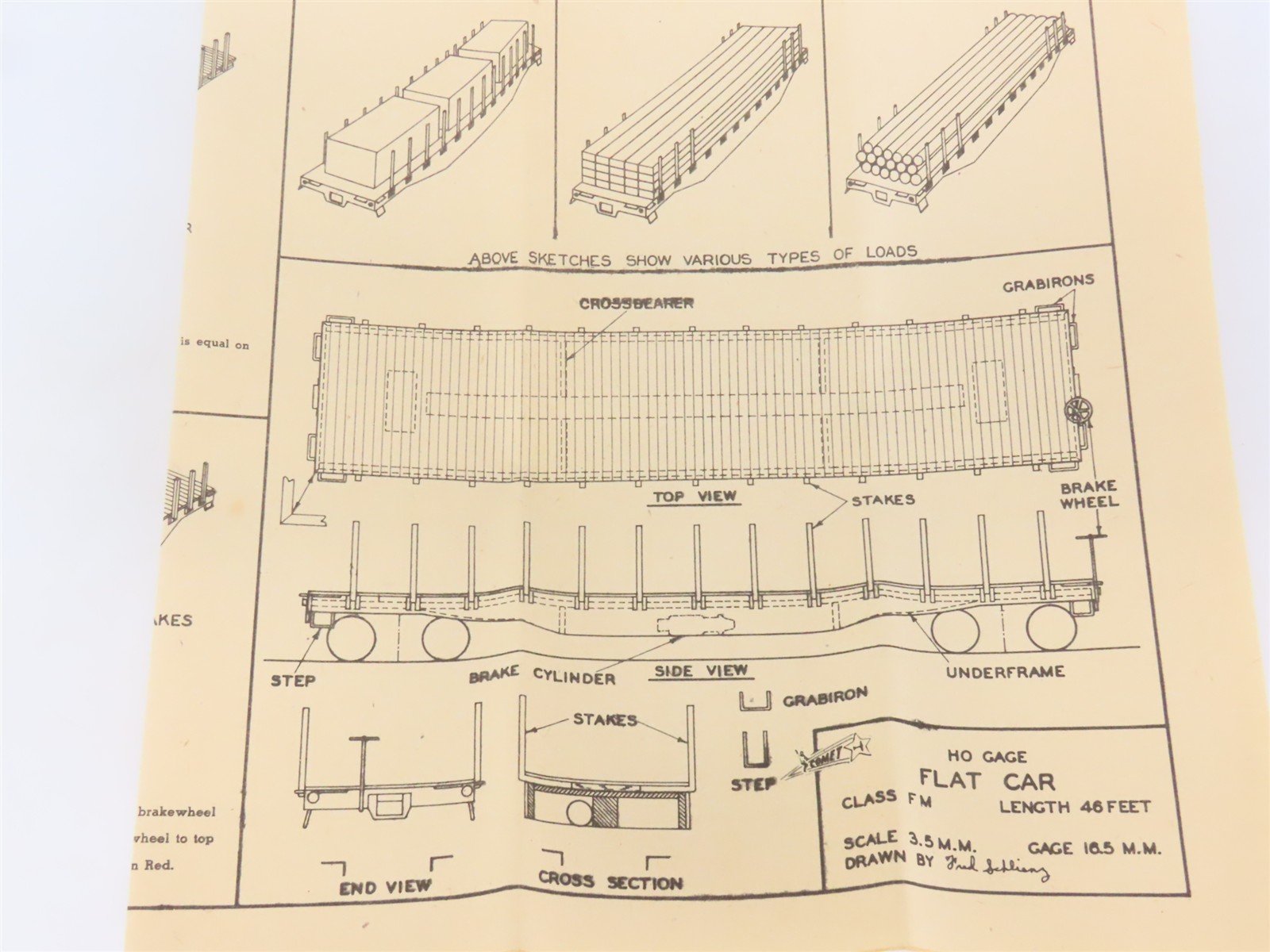 HO Scale Comet R14 CNW Chicago Northwestern Flatcar Kit