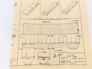 HO Scale Comet R14 CNW Chicago Northwestern Flatcar Kit