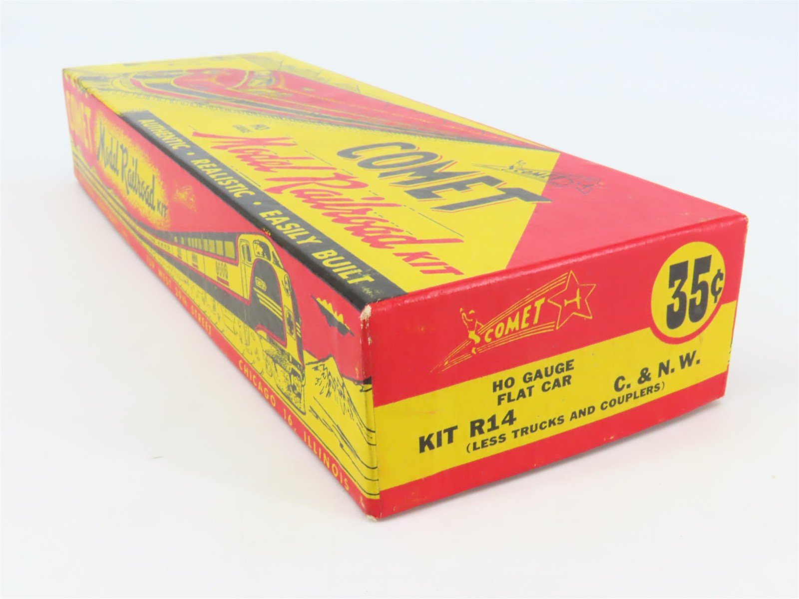 HO Scale Comet R14 CNW Chicago Northwestern Flatcar Kit