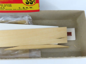 HO Scale Comet R14 CNW Chicago Northwestern Flatcar #4259 Kit