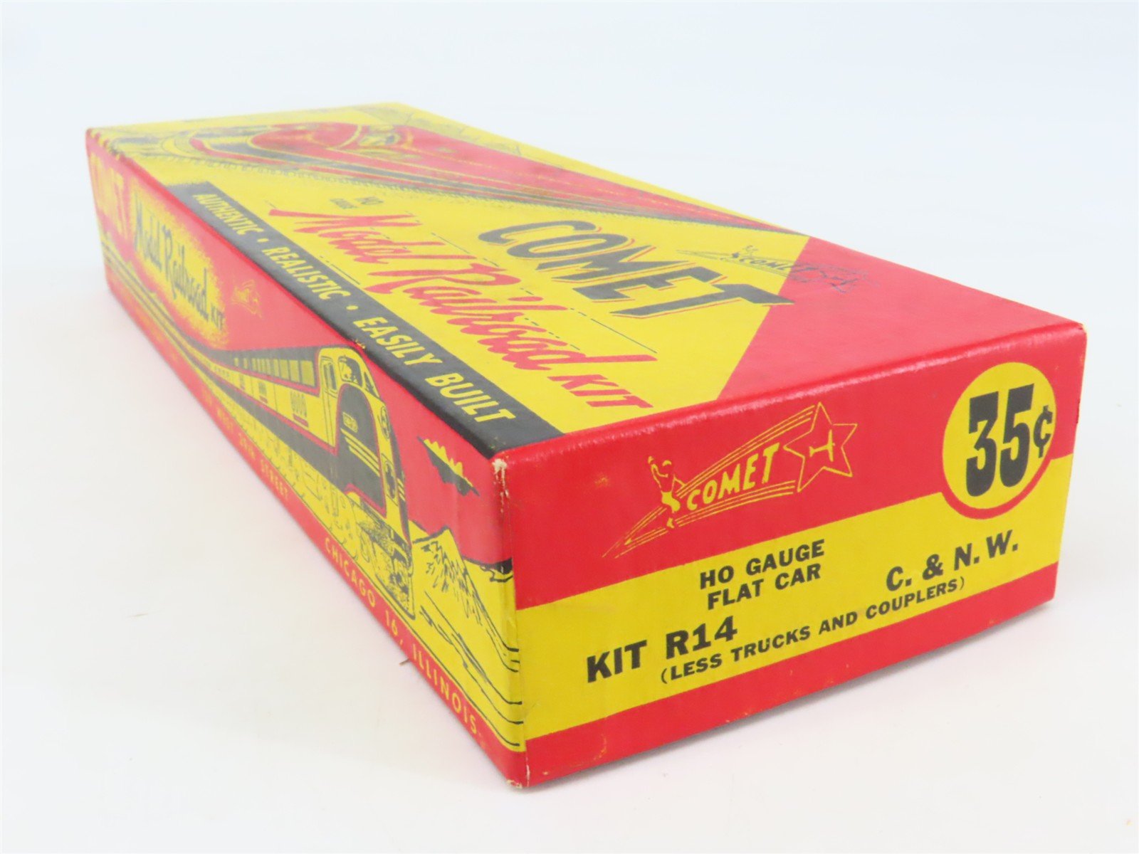 HO Scale Comet R14 CNW Chicago Northwestern Flatcar #4259 Kit