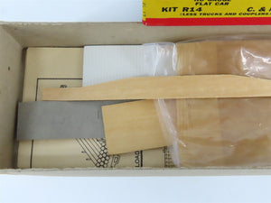 HO Scale Comet R14 CNW Chicago Northwestern Flatcar #4259 Kit