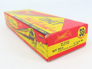 HO Scale Comet R14 CNW Chicago Northwestern Flatcar #4259 Kit