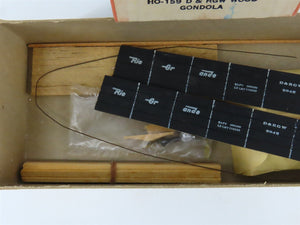 HO Scale Binkley Models HO-159 DRGW Rio Grande Wood Gondola #2942 Kit