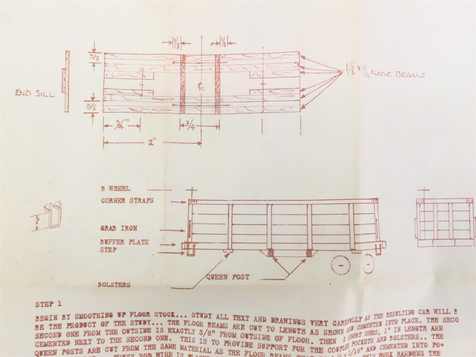 HO Scale Binkley Models HO-159 DRGW Rio Grande Wood Gondola #2942 Kit