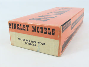 HO Scale Binkley Models HO-159 DRGW Rio Grande Wood Gondola #2942 Kit