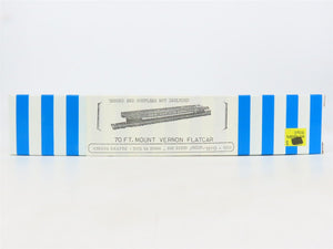 HO Scale Circus Crafts CW-164 Undecorated 72' Mount Vernon Flatcar Kit