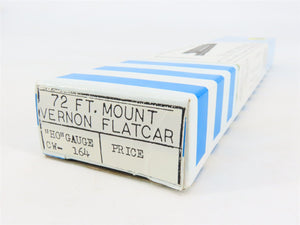 HO Scale Circus Crafts CW-164 Undecorated 72' Mount Vernon Flatcar Kit
