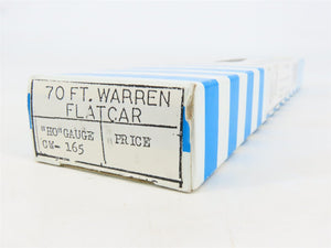 HO Scale Circus Crafts CW-165 Undecorated 70' Warren Flatcar Kit