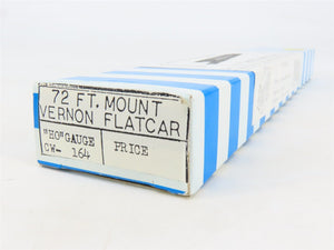 HO Scale Circus Crafts CW-164 Undecorated 72' Mount Vernon Flatcar Kit