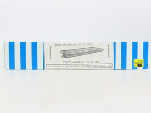HO Scale Circus Crafts CW-165 Undecorated 70' Warren Flatcar Kit