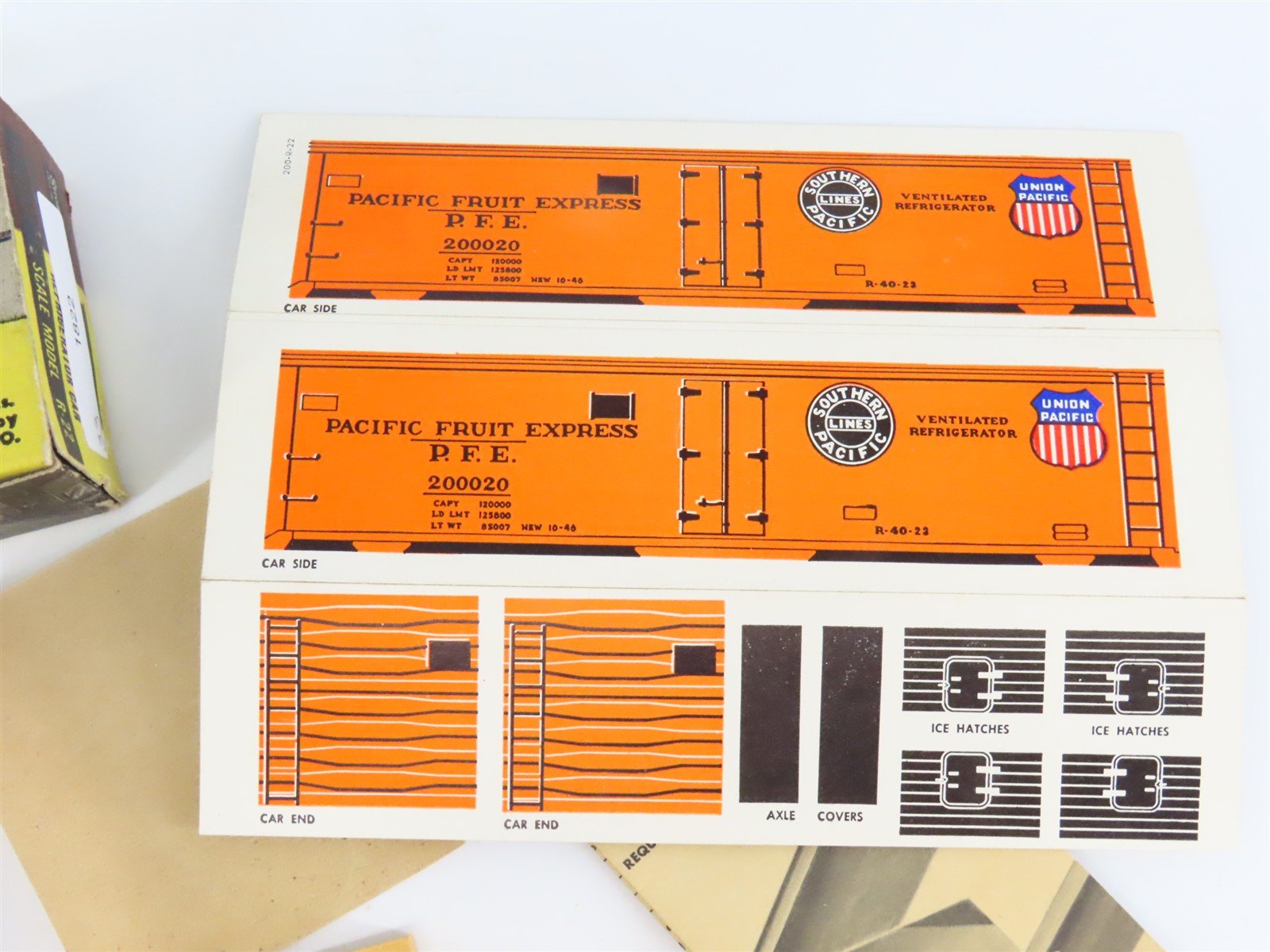 HO Strom Becker R-22 SP Southern Pacific PFE Refrigerator Car #200020 Kit