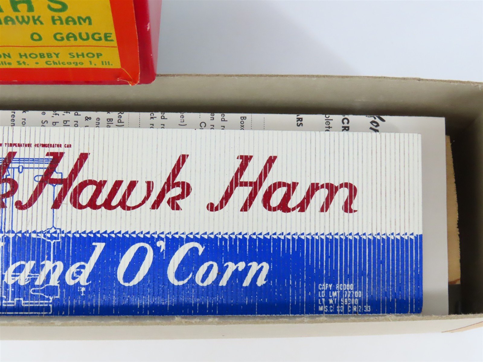 O 2-Rail All-Nation 3964 RPRX Rath's Black Hawk Ham 40' Wood Reefer #290 Kit