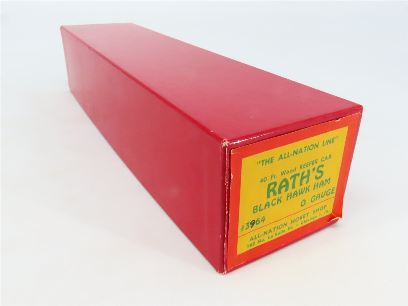 O 2-Rail All-Nation 3964 RPRX Rath's Black Hawk Ham 40' Wood Reefer #290 Kit