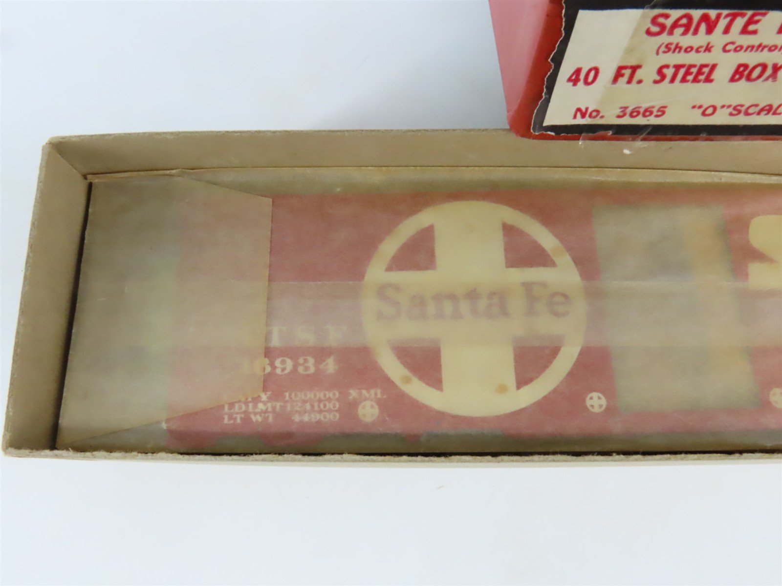 O Scale 2-Rail All-Nation 3665 ATSF Santa Fe 40' Steel Boxcar #16934 Kit