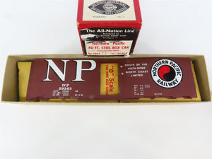 O Scale 2-Rail All-Nation 3667 NP Northern Pacific 40' Steel Boxcar Kit