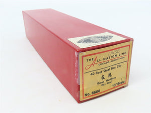 O Scale 2-Rail All-Nation 6606 GN Great Northern 40' Steel Boxcar #11450 Kit