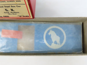 O Scale 2-Rail All-Nation 6606 GN Great Northern 40' Steel Boxcar #11450 Kit