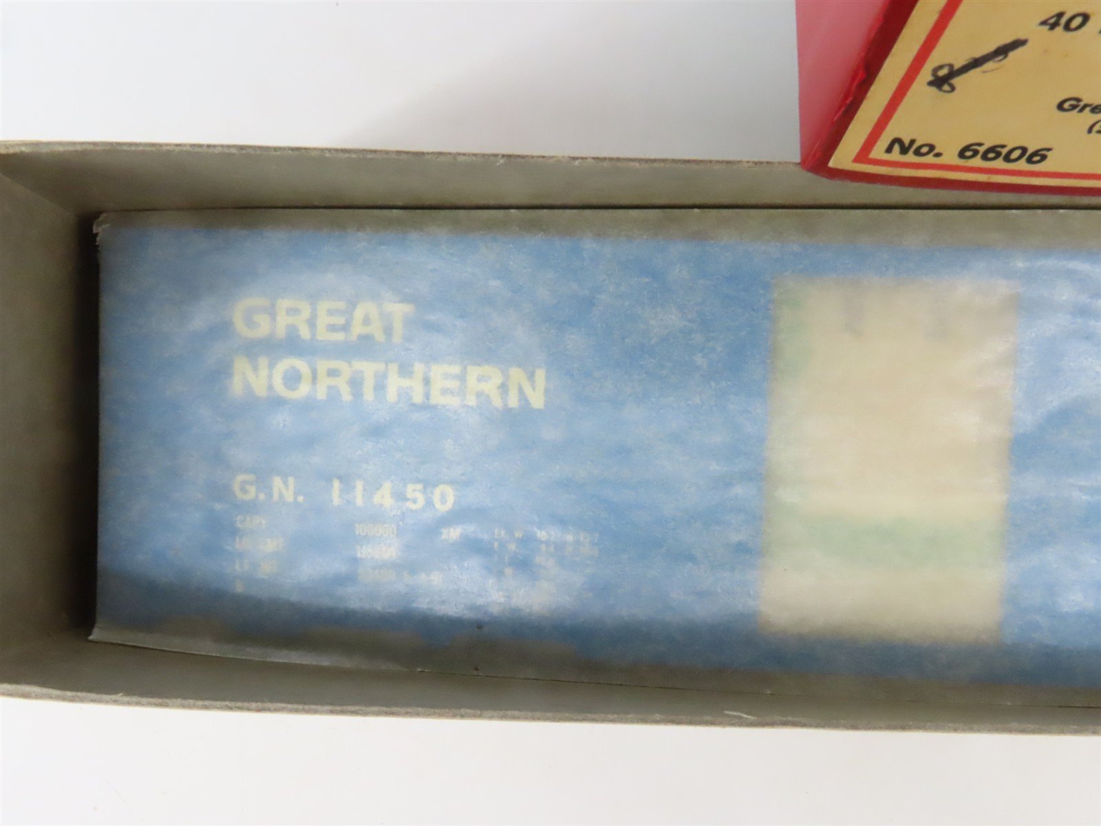 O Scale 2-Rail All-Nation 6606 GN Great Northern 40' Steel Boxcar #11450 Kit
