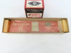 O Scale 2-Rail All-Nation 3663 CBQ Burlington 40' Steel Boxcar #62533 Kit