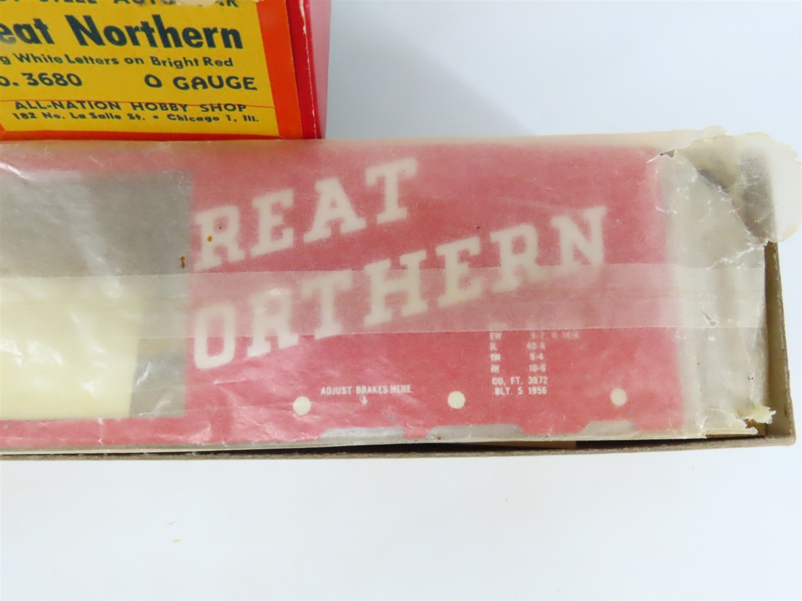 O Scale 2-Rail All-Nation 3680 GN Great Northern 40' Steel Boxcar #5300 Kit