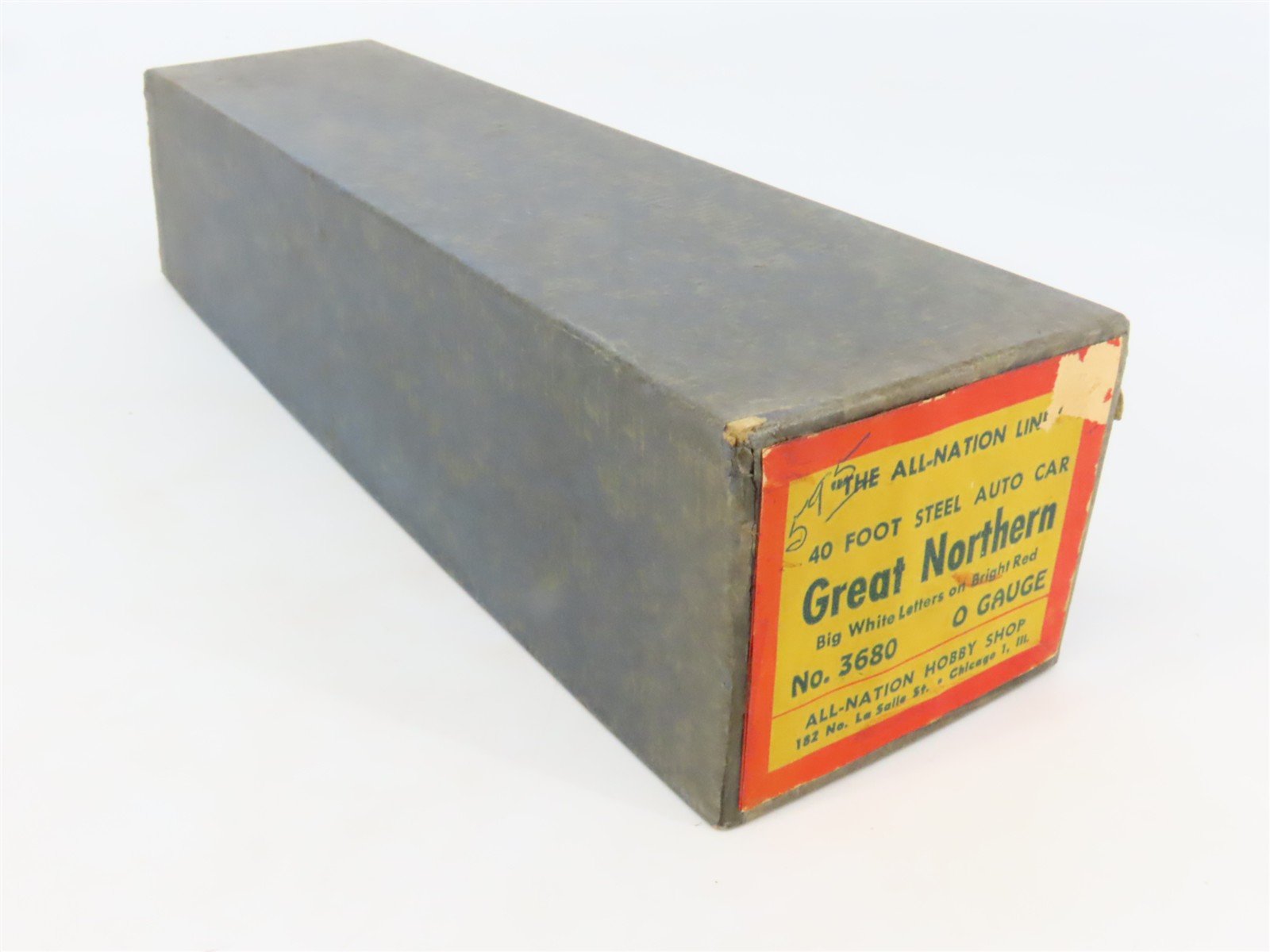 O Scale 2-Rail All-Nation 3680 GN Great Northern 40' Steel Boxcar #5300 Kit