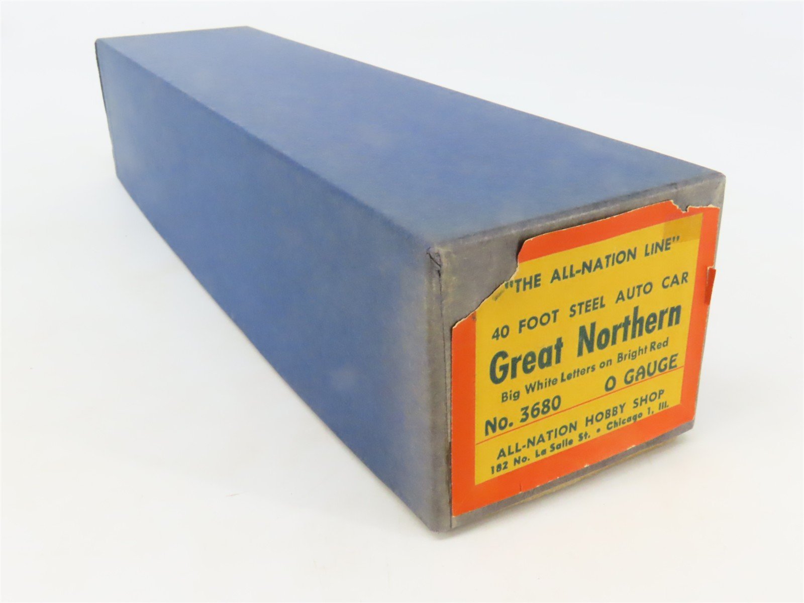 O Scale 2-Rail All-Nation 3680 GN Great Northern 40' Steel Boxcar #5300 Kit
