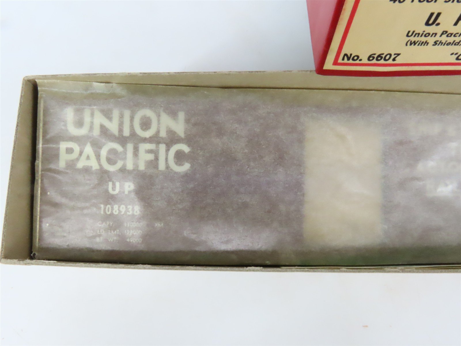 O Scale 2-Rail All-Nation 6607 UP Union Pacific 40' Boxcar #108938 Kit