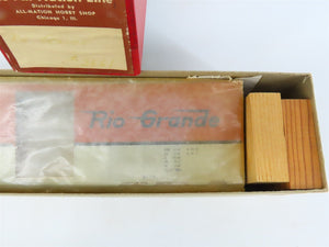 O Scale 2-Rail All-Nation 3661 DRGW Rio Grande 40' Boxcar #69602 Kit