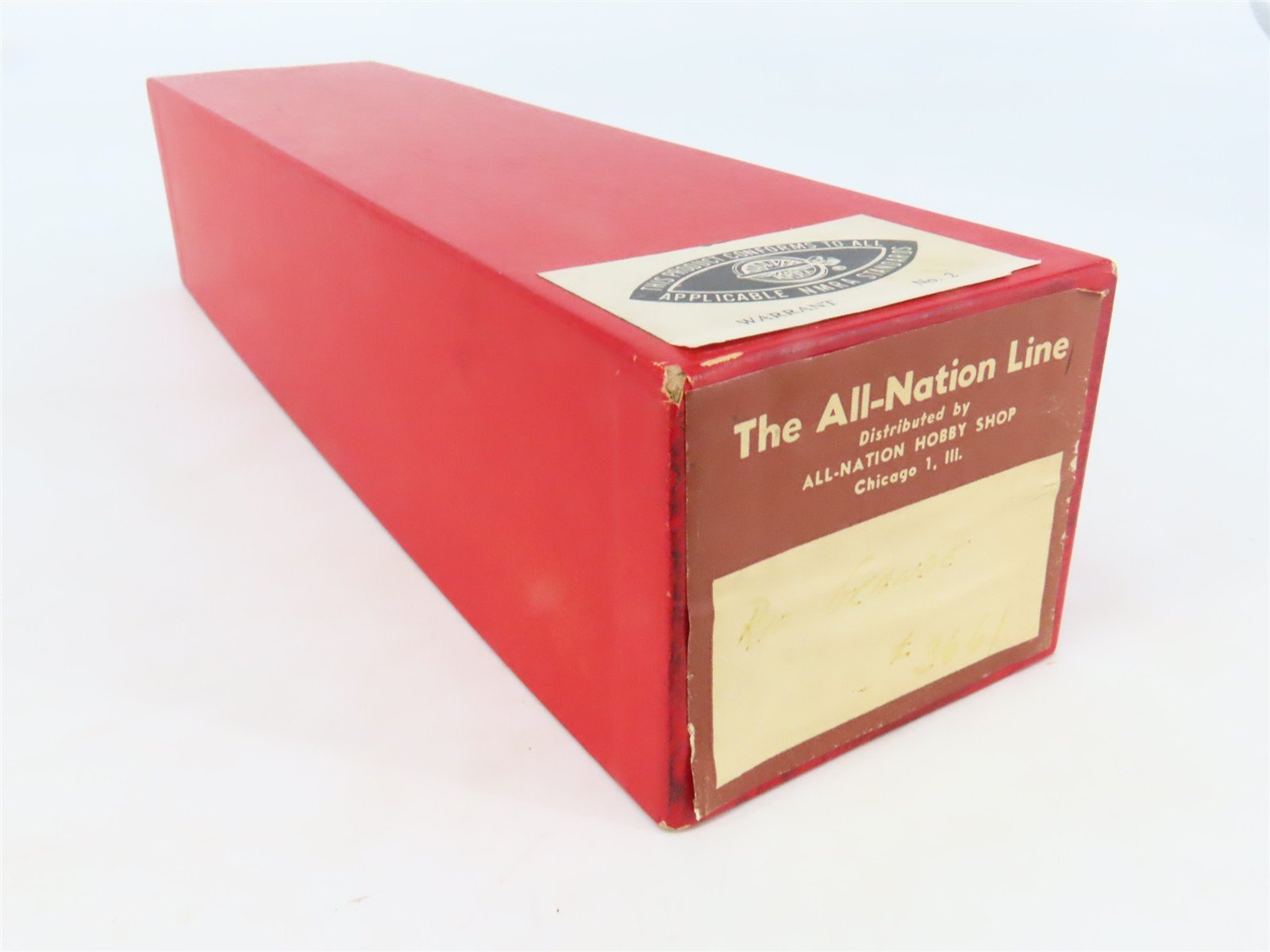 O Scale 2-Rail All-Nation 3661 DRGW Rio Grande 40' Boxcar #69602 Kit