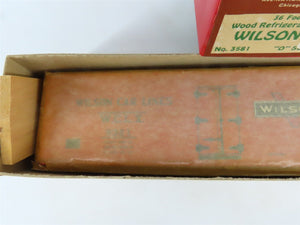 O Scale 2-Rail All-Nation 3581 Wilson's 36' Wood Refrigerator Car #9321 Kit