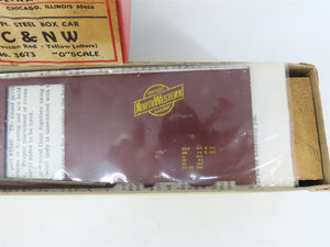 O 2-Rail All-Nation 3673 CNW Chicago Northwestern 40' Steel Boxcar #23393 Kit
