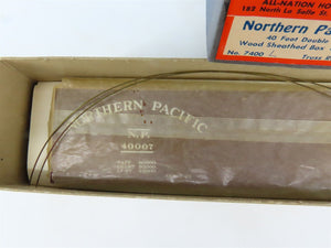 O 2-Rail All-Nation 7400 NP Northern Pacific 40' Wood Boxcar #40007 Kit