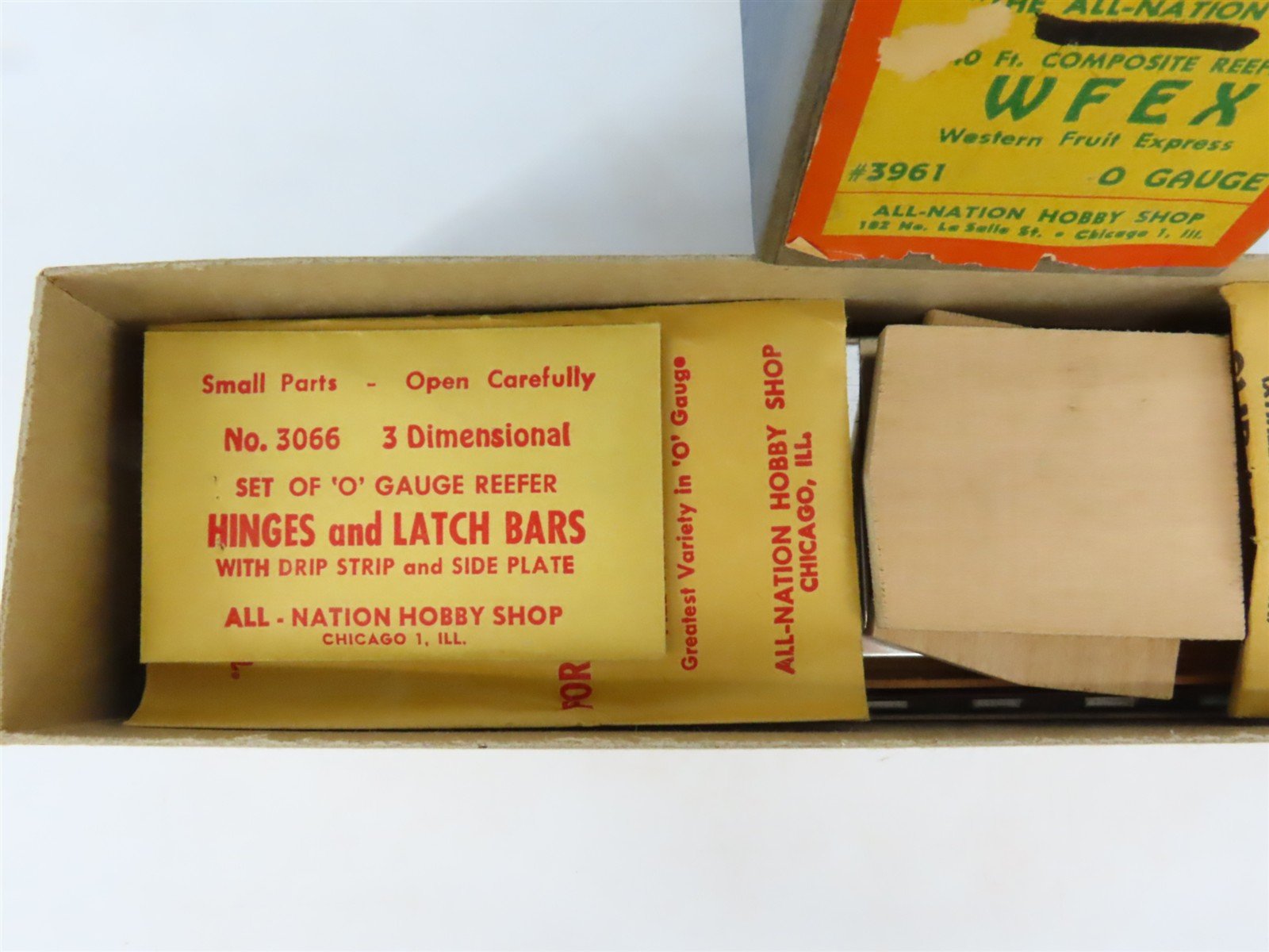 O 2-Rail All-Nation 3961 GN/WFEX Western Fruit 40' Composite Reefer #63947 Kit