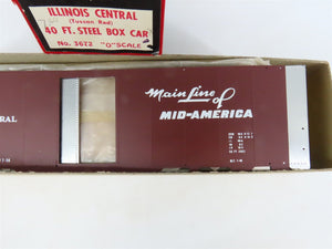 O Scale 2-Rail All-Nation 3672 IC Illinois Central 40' Steel Boxcar #31171 Kit