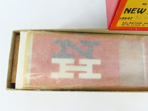 O Scale 2-Rail All-Nation 3647 NH New Haven 40' Steel Boxcar #36163 Kit