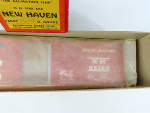 O Scale 2-Rail All-Nation 3647 NH New Haven 40' Steel Boxcar #36163 Kit