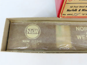 O 2-Rail All-Nation 6602 N&W Norfolk & Western 40' Steel Boxcar #212249 Kit