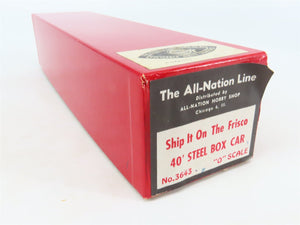 O Scale 2-Rail All-Nation 3643 SLSF Frisco 40' Steel Boxcar #18215 Kit