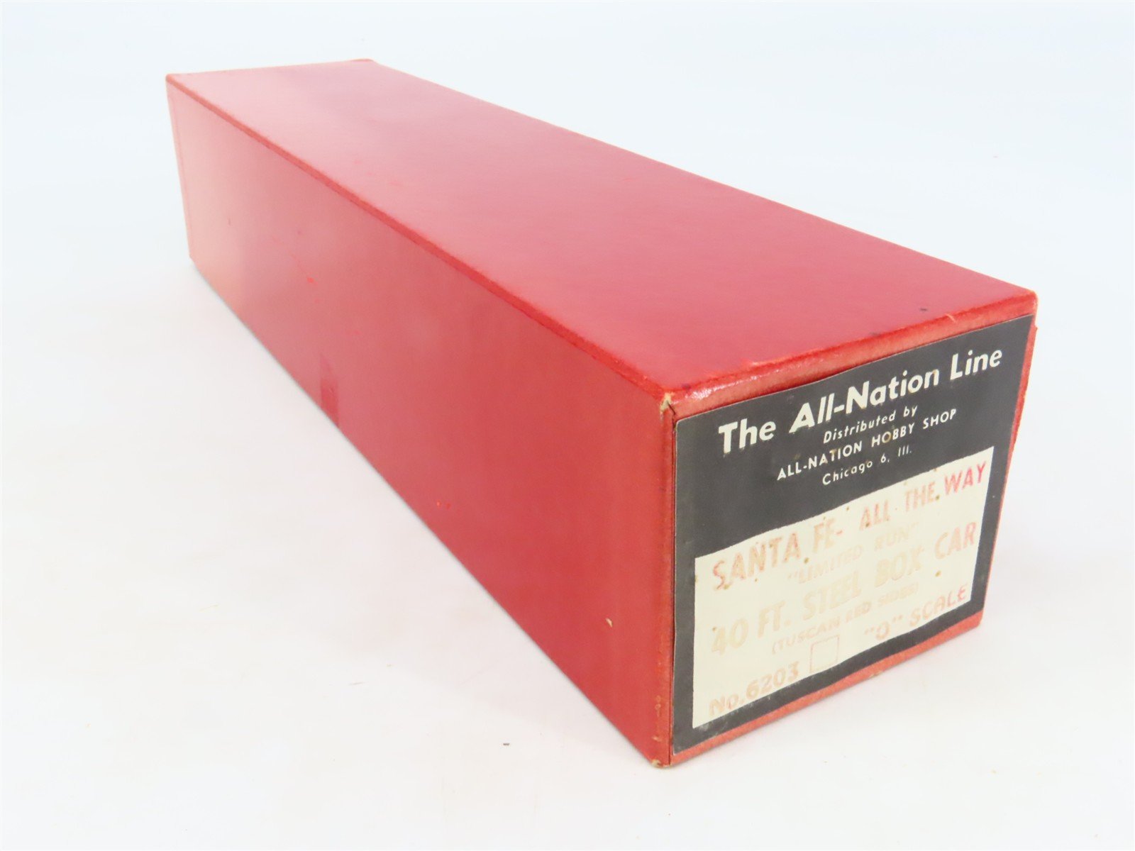 O Scale 2-Rail All-Nation 6203 ATSF Santa Fe 40' Steel Boxcar #272973 Kit