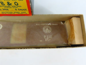 O Scale 2-Rail All-Nation 3658 B&O Baltimore & Ohio 40' Steel Boxcar #468420 Kit