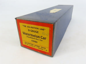 O Scale 2-Rail All-Nation 3950 Ventilated Watermelon Car Kit