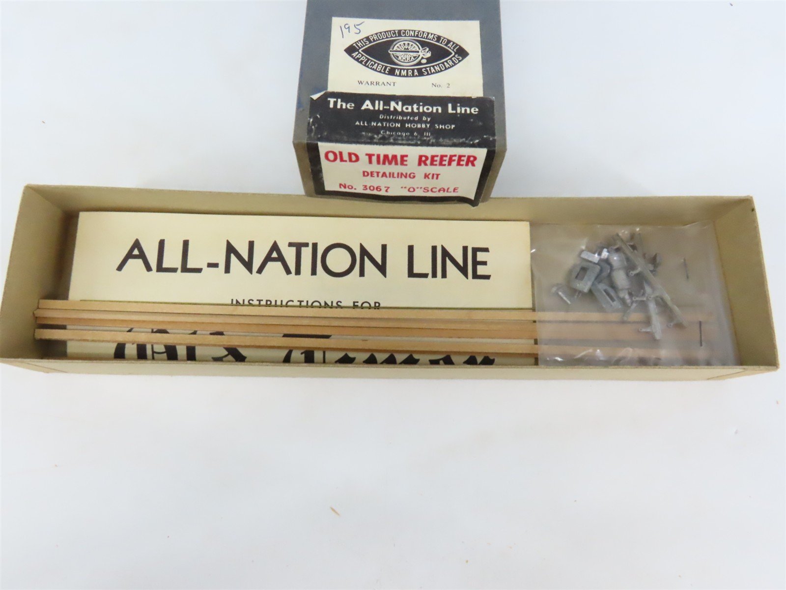 O Scale 2-Rail All-Nation 3067 Old Time Reefer Car Detailing Kit