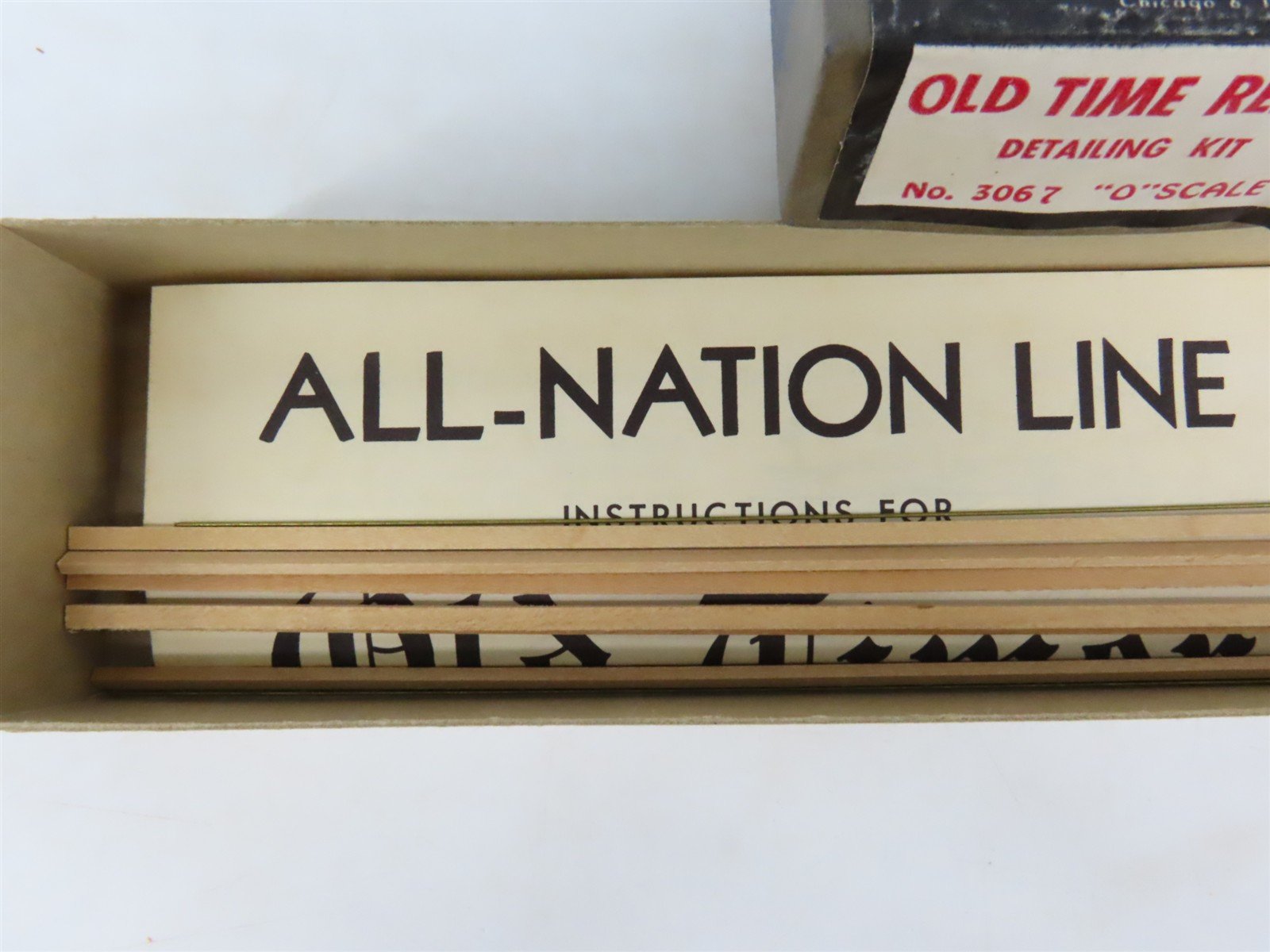 O Scale 2-Rail All-Nation 3067 Old Time Reefer Car Detailing Kit