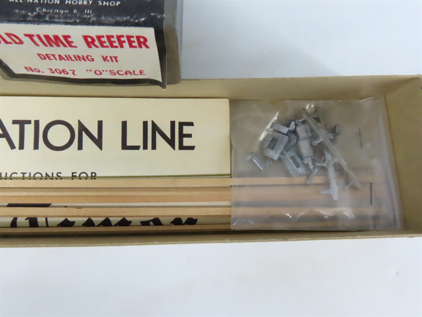 O Scale 2-Rail All-Nation 3067 Old Time Reefer Car Detailing Kit