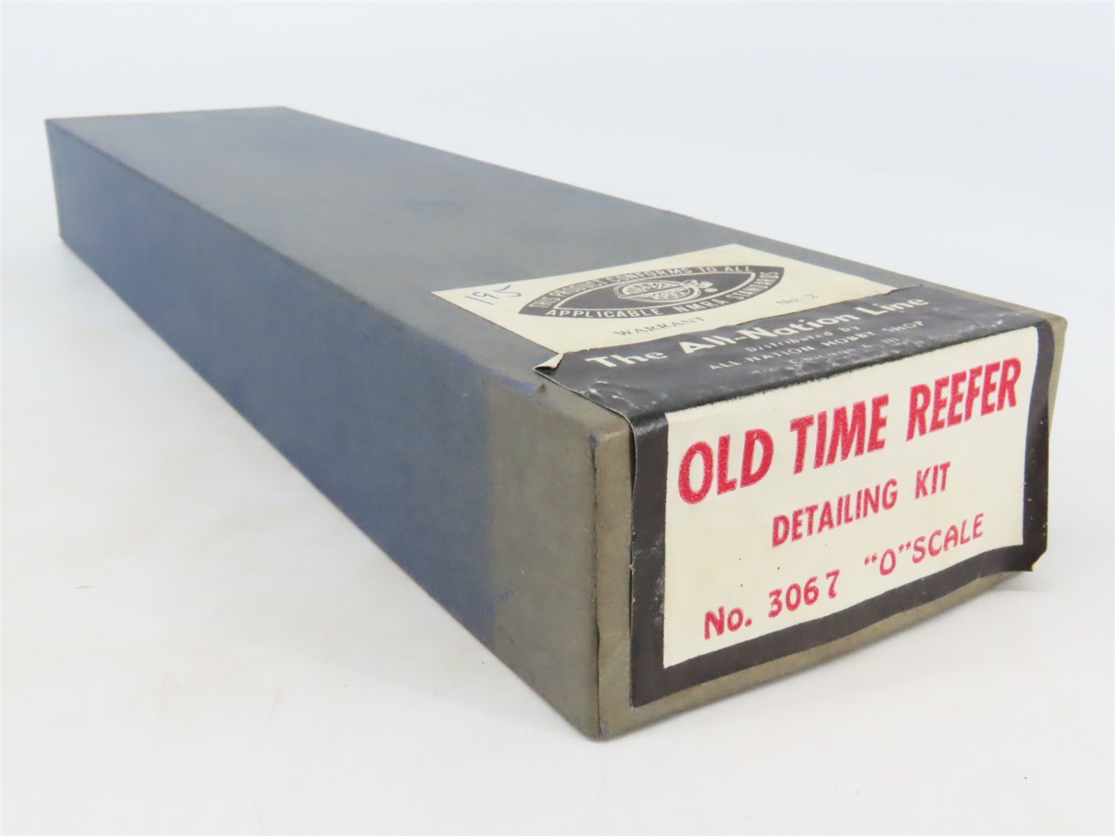 O Scale 2-Rail All-Nation 3067 Old Time Reefer Car Detailing Kit