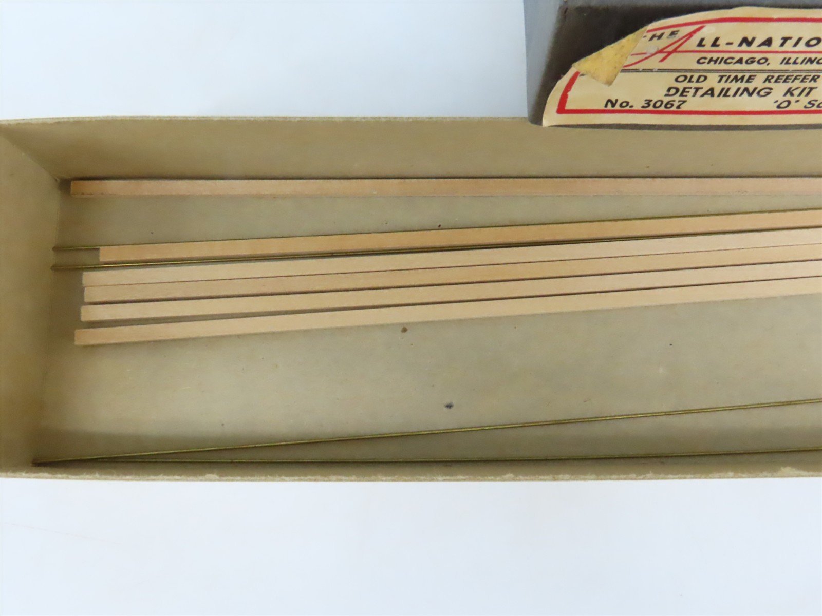 O Scale 2-Rail All-Nation 3067 Old Time Reefer Car Detailing Kit