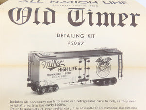 O Scale 2-Rail All-Nation 3067 Old Time Reefer Car Detailing Kit