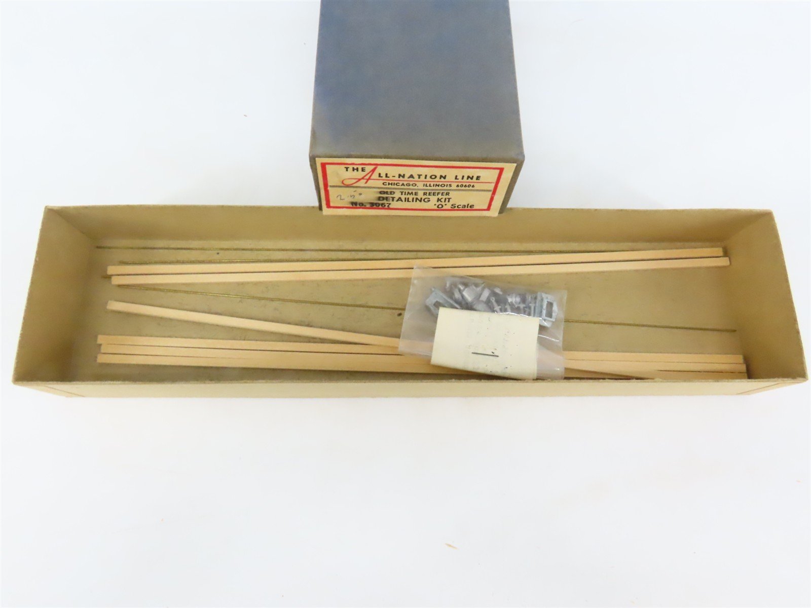 O Scale 2-Rail All-Nation 3067 Old Time Reefer Car Detailing Kit